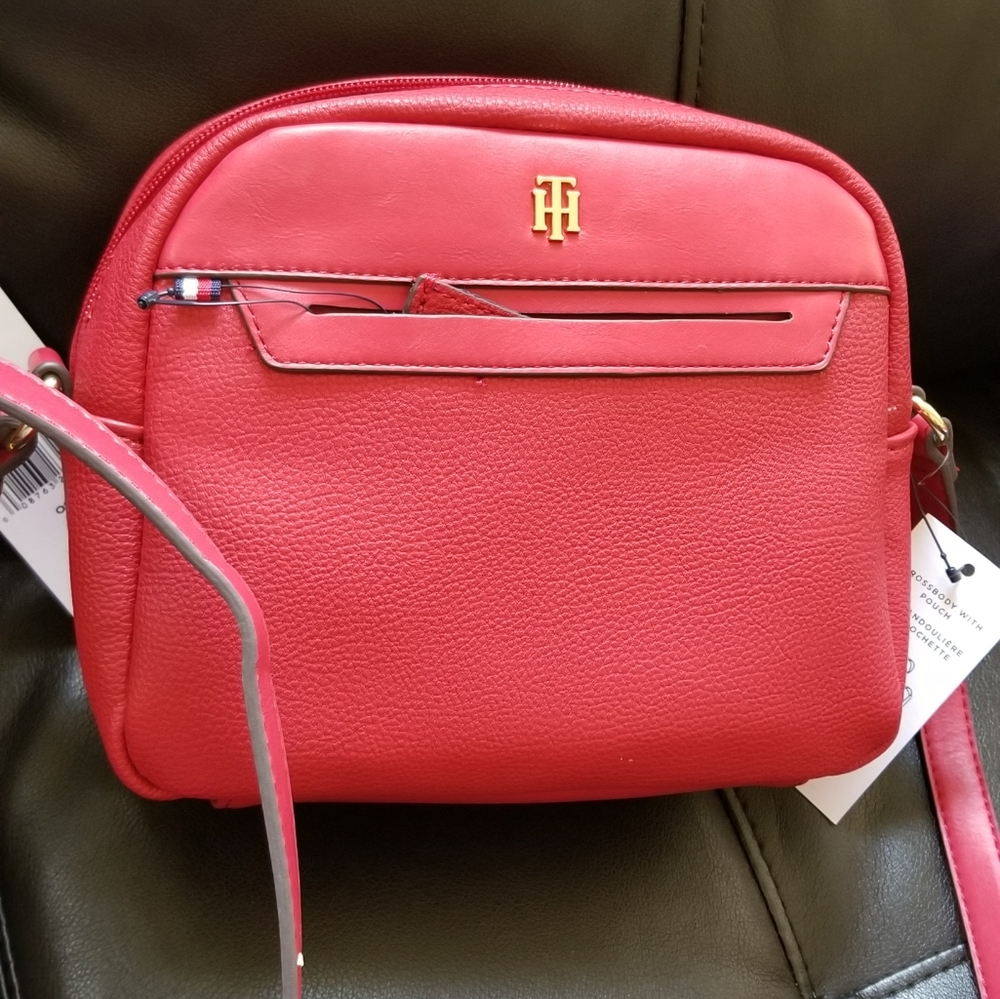 Tommy red backpack